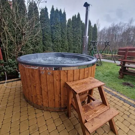 Dom wakacyjny Nad Stawem Z Balią I Sauną *