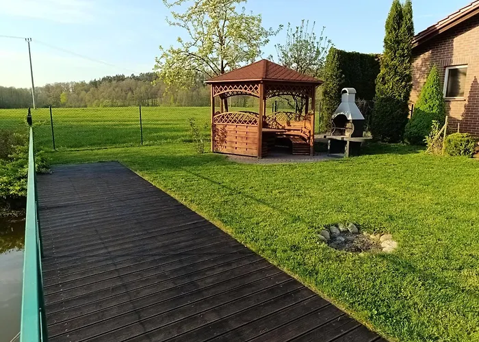 Дом отдыха Nad Stawem Z Balia I Sauna